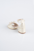 Gold Skin Kid Shoe SE712