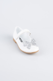 White Patent Leather Flat Shoe ORR3100