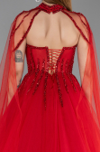 Long Red Evening Dress ABU5935
