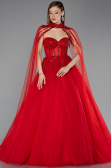 Long Red Evening Dress ABU5935