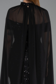 Long Black Beaded Evening Dress ABU5915