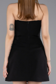 Short Black Cocktail Dress ABK2582