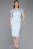Midi Light Blue Cocktail Dress ABK2583