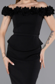 Midi Black Cocktail Dress ABK2583