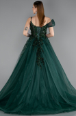 Long Emerald Green Designer Evening Dress ABU5960