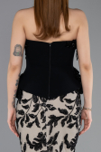 Long Black Haute Couture Dress ABU5954
