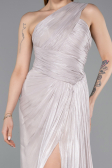 Long Mink Chiffon Prom Gown ABU5946