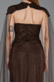 Long Brown Dantelle Evening Dress ABU5941