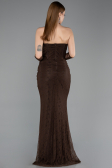 Long Brown Dantelle Mermaid Prom Dress ABU5933