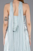 Long Mint Chiffon Prom Gown ABU5957
