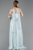 Long Mint Chiffon Prom Gown ABU5957