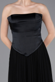 Short Black Chiffon Cocktail Dress ABK2590