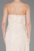 Long Beige Dantelle Mermaid Prom Dress ABU5975