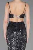Long Anthracite Prom Gown ABU5980