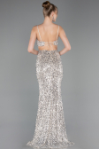 Long Beige Prom Gown ABU5980
