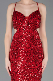 Long Red Prom Gown ABU5980