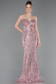 Long Powder Color Prom Gown ABU5980