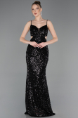 Long Black Prom Gown ABU5980