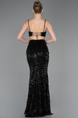 Long Black Prom Gown ABU5980