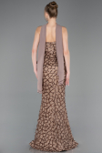 Long Copper Scaly Mermaid Evening Gown ABU5982