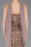 Long Copper Scaly Mermaid Evening Gown ABU5982
