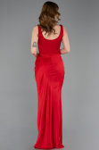 Long Red Satin Prom Gown ABU5990