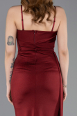Long Burgundy Prom Gown ABU5992