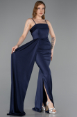 Long Navy Blue Prom Gown ABU5992