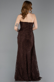 Long Brown Dantelle Mermaid Prom Dress ABU5975