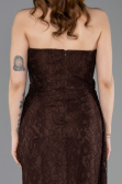Long Brown Dantelle Mermaid Prom Dress ABU5975
