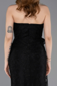 Long Black Dantelle Mermaid Prom Dress ABU5975