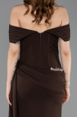 Long Brown Evening Dress ABU6001