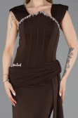 Long Brown Evening Dress ABU6001