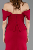 Long Dark Fuchsia Evening Dress ABU6002