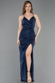 Long Navy Blue Prom Gown ABU6008