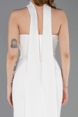 Midi White Cocktail Dress ABK2593