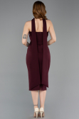 Midi Cherry Colored Cocktail Dress ABK2593