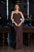 Long Brown Prom Gown ABU5970