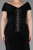 Long Black Plus Size Evening Gown ABU5900