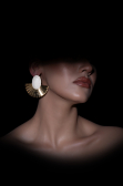 Pearl-Gold Earring DF1034