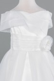 Short White Girl Dress ABK2565