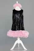 Short Black Girl Dress ABK2574