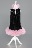 Short Black Girl Dress ABK2574