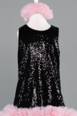 Short Black Girl Dress ABK2574