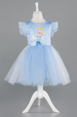 Short Blue Girl Dress ABK2576