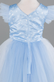 Short Blue Girl Dress ABK2576
