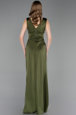 Long Olive Drab Prom Gown ABU6043