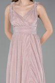 Long Powder Color Prom Gown ABU6045