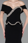Long Black Mermaid Prom Dress ABU6046