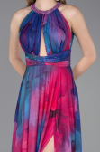 Long Fuchsia Evening Dress ABU6048